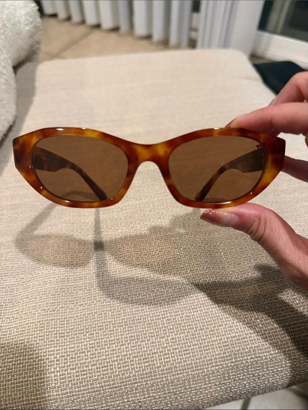Miu Miu Tortoiseshell Cat-Eye Sunglasses - Brown/Amber